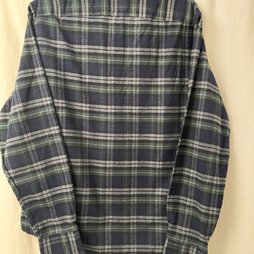 UNTUCKit Button Up Plaid Fleece New With Tags Medium - Picture 2 of 5